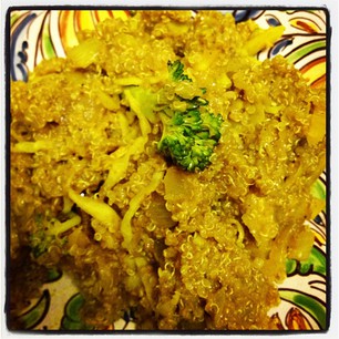 Curry Quinoa with Turmeric Veggies