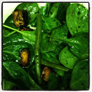 Spinach, Green Bean and Sweet Potato