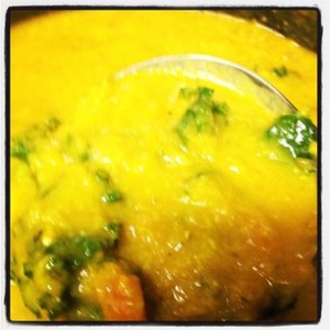 Lentil&Sweet Potato Stew with Kale
