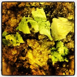 Quinoa with Avocado and Corn