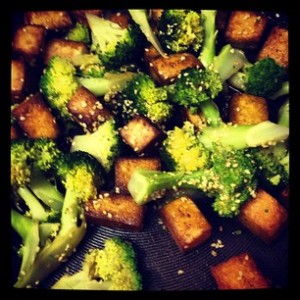 Sesame Broccoli and Tofu